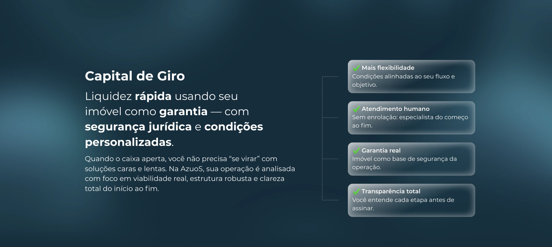 Liquidez r�pida usando seu im�vel como garantia com seguran�a jur�dica e condi��es personalizadas. - 